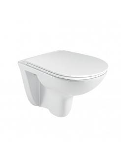 Mereo WC závěsné, RIMLESS keramické, vč. sedátka CSS113S